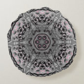 The Silver Fractal Garden ラウンドクッション (裏面)