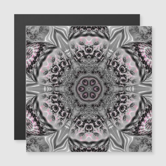 The Silver Fractal Garden Magnetic Card (正面/裏面)