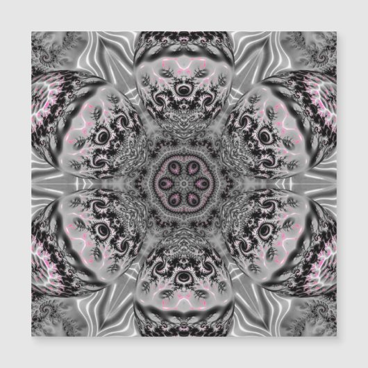 The Silver Fractal Garden Magnetic Card (正面)