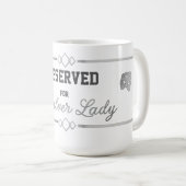 The Silver Lady Mug  コーヒーマグカップ (正面右)
