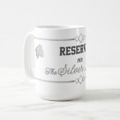 The Silver Lady Mug  コーヒーマグカップ (正面左)