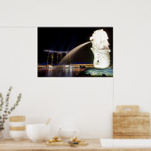 The Singapore Merlion ポスター (キッチン)