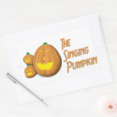 The Singing Pumpkinスタンプ 長方形シール (封筒)
