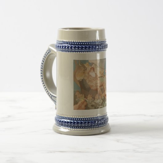 The Sinking Merchant nautical art ビールジョッキ (正面左)
