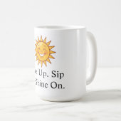 The Sip Up & Shine Mug コーヒーマグカップ (正面右)