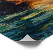 The Siren by John William Waterhouse ポスター (角)