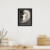 "The Siren Voice"アールデコプリント16 x 20 ca 1937 ポスター (キッチン)