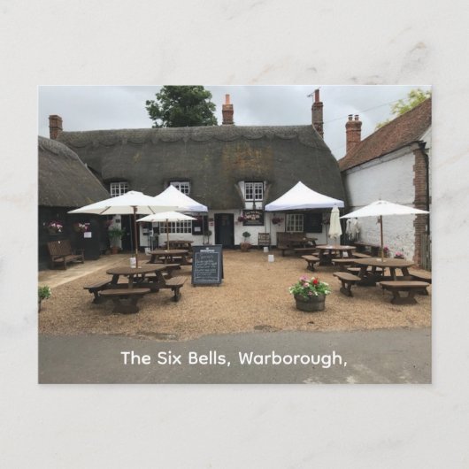 The Six Bells, Warborough, Oxfordshire ポストカード (正面)