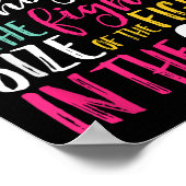 The Size Of Fight In The Girl Insrational Be Stron ポスター (角)