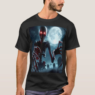 The Skeleton's Rise Under the Full Moon Tシャツ