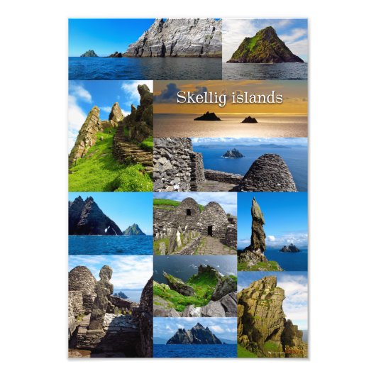 The Skellig Islands フォトプリント (正面)