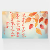 The Skies Proclaim His Glory Psalm 19:1 横断幕 (横)