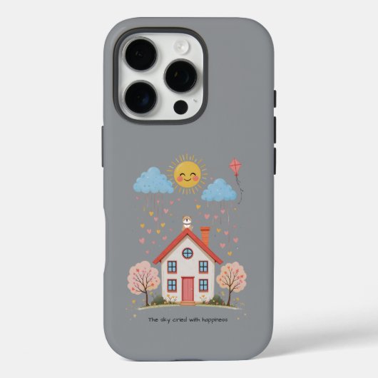 The sky cried with happiness Case-Mate iPhoneケース (裏面)