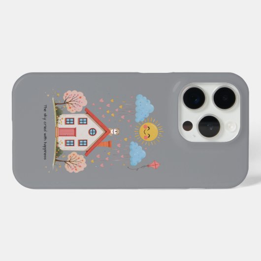 The sky cried with happiness Case-Mate iPhoneケース (裏面 (横))