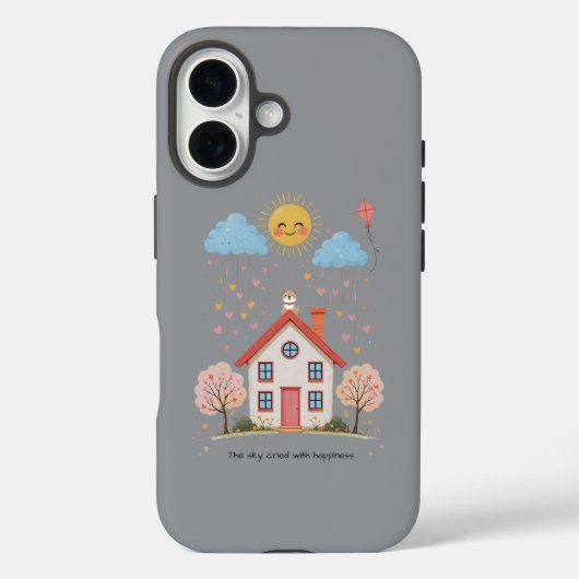 The sky cried with happiness Case-Mate iPhoneケース (裏面)