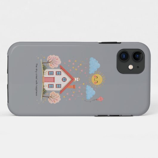 The sky cried with happiness Case-Mate iPhoneケース (裏面(横))