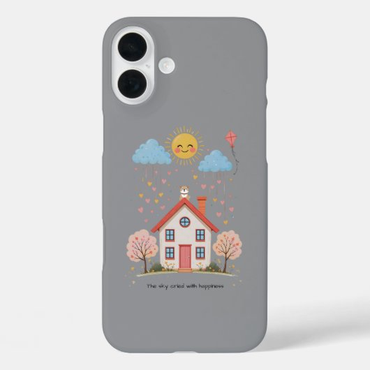 The sky cried with happiness Case-Mate iPhoneケース (裏面)