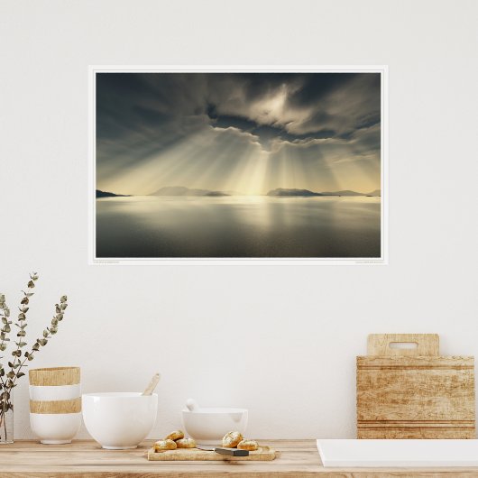 the sky is breaking ポスター (キッチン)