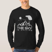 The Sky Is Calling I Skydiver Tandem Jump Skydive Tシャツ (正面)