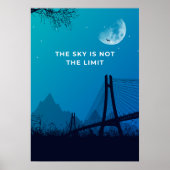 The sky is not the limit. Motivation ポスター (正面)