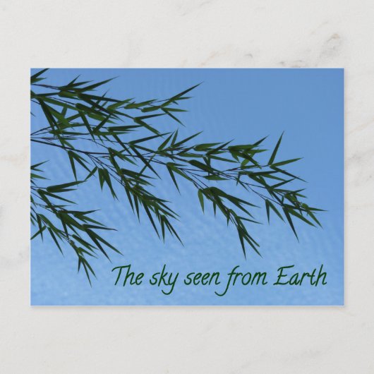 the sky seen from earth ポストカード (正面)
