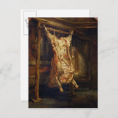 The Slaughtered Ox, 1655 ポストカード (正面/裏面)
