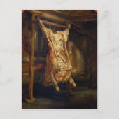The Slaughtered Ox, 1655 ポストカード (正面)