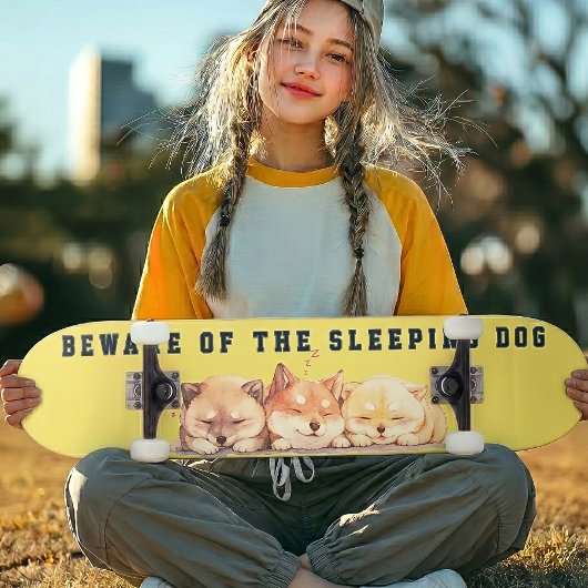 The Sleeping Shiba Street Custom スケートボード