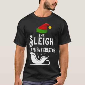 The Sleigh Content Creator Christmas Holidays  Wor Tシャツ