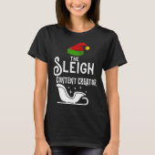 The Sleigh Content Creator Christmas Holidays  Wor Tシャツ (正面)