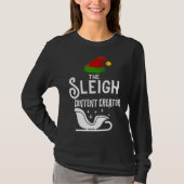 The Sleigh Content Creator Christmas Holidays  Wor Tシャツ (正面)