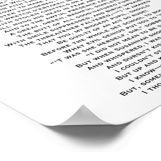 THE SMACK IN SCHOOL POEM poster ポスター (角)