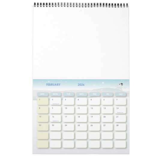  The Smart Dog from the Future  カレンダー (2月 2026)