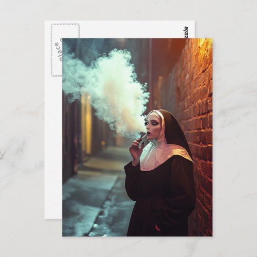 The Smoking Nun ポストカード (正面/裏面)