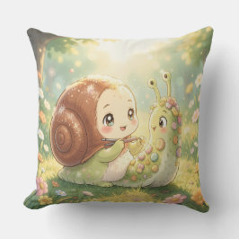 The Snail and the Magic of the Blossom Crowns クッション