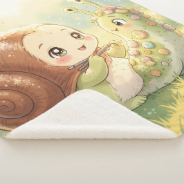 The Snail and the Magic of the Blossom Crowns シェルパブランケット