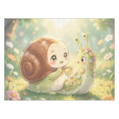 The Snail and the Magic of the Blossom Crowns テーブルクロス (正面(横))