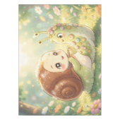 The Snail and the Magic of the Blossom Crowns テーブルクロス (正面)
