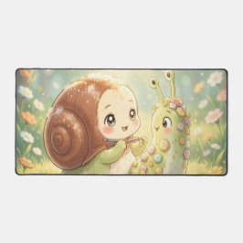 The Snail and the Magic of the Blossom Crowns デスクマット