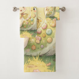 The Snail and the Magic of the Blossom Crowns バスタオルセット