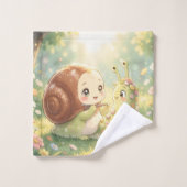 The Snail and the Magic of the Blossom Crowns バスタオルセット (ウォッシュタオル)