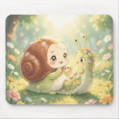 The Snail and the Magic of the Blossom Crowns マウスパッド (正面)