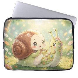 The Snail and the Magic of the Blossom Crowns ラップトップスリーブ