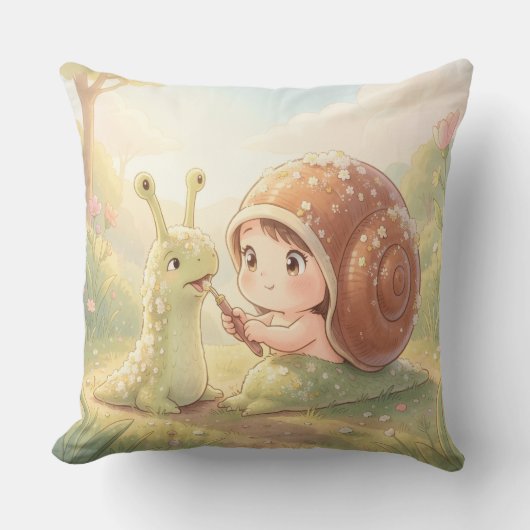 The Snail and the Magic of the Blossom Crowns.8 クッション (正面)