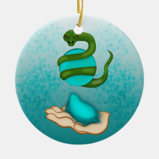 The Snake セラミックオーナメント (正面)