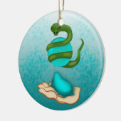 The Snake セラミックオーナメント (左)