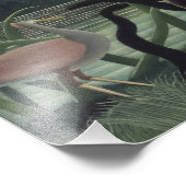 The Snake Charmer by Henri Rousseau フォトプリント (角)