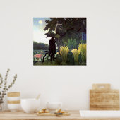 The Snake Charmer by Henri Rousseau ポスター (キッチン)