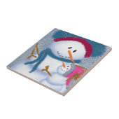 The SnoMoma And SnowGirl ～セラミックタイル タイル (側面)