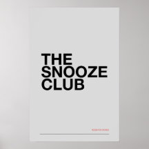THE SNOOZE CLUB – 寝室のウォールアート